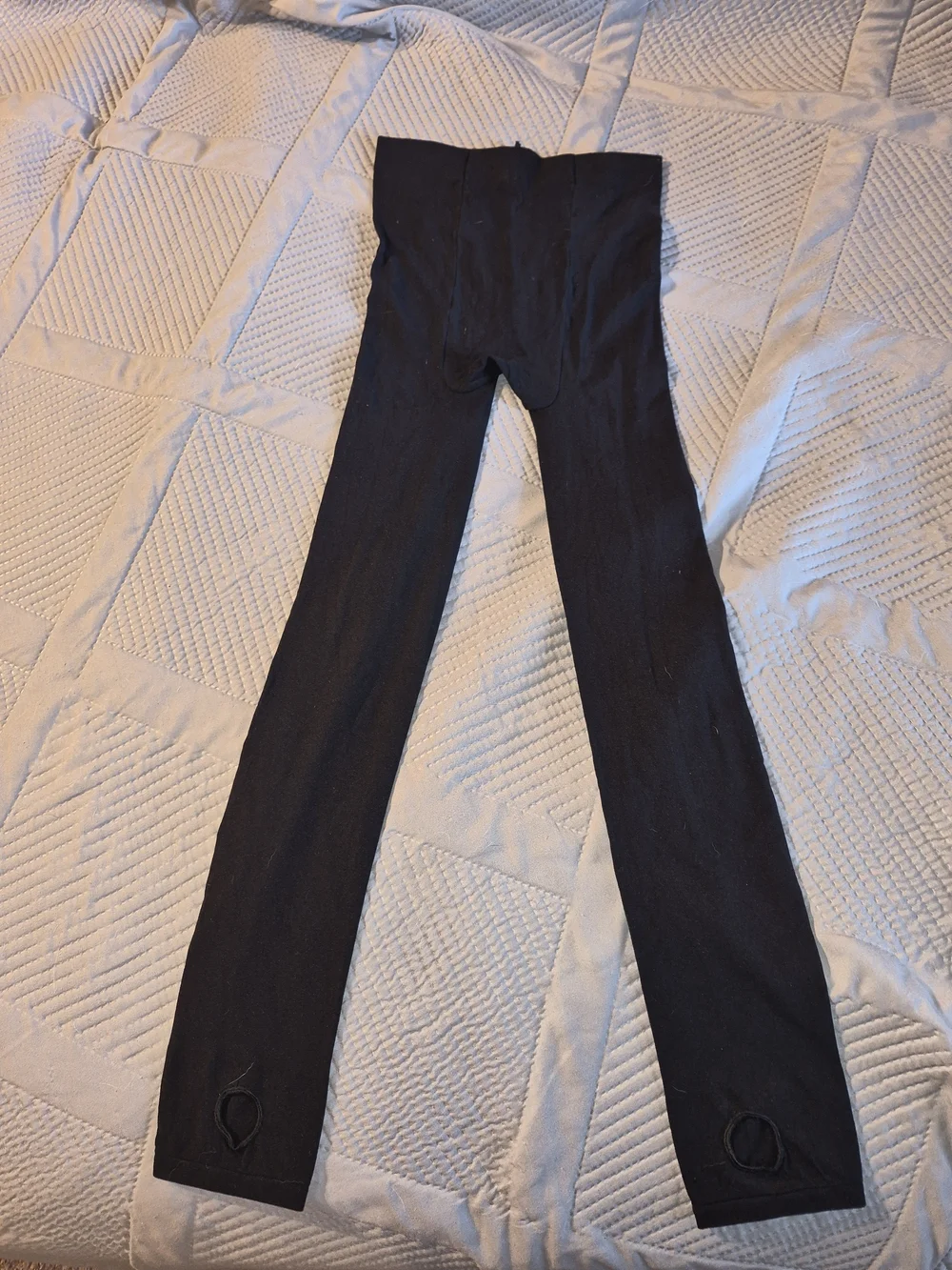 Pack of 5 Solid Color Tights - Black and Nude One Size Fits Most. - Picture 2 of 2